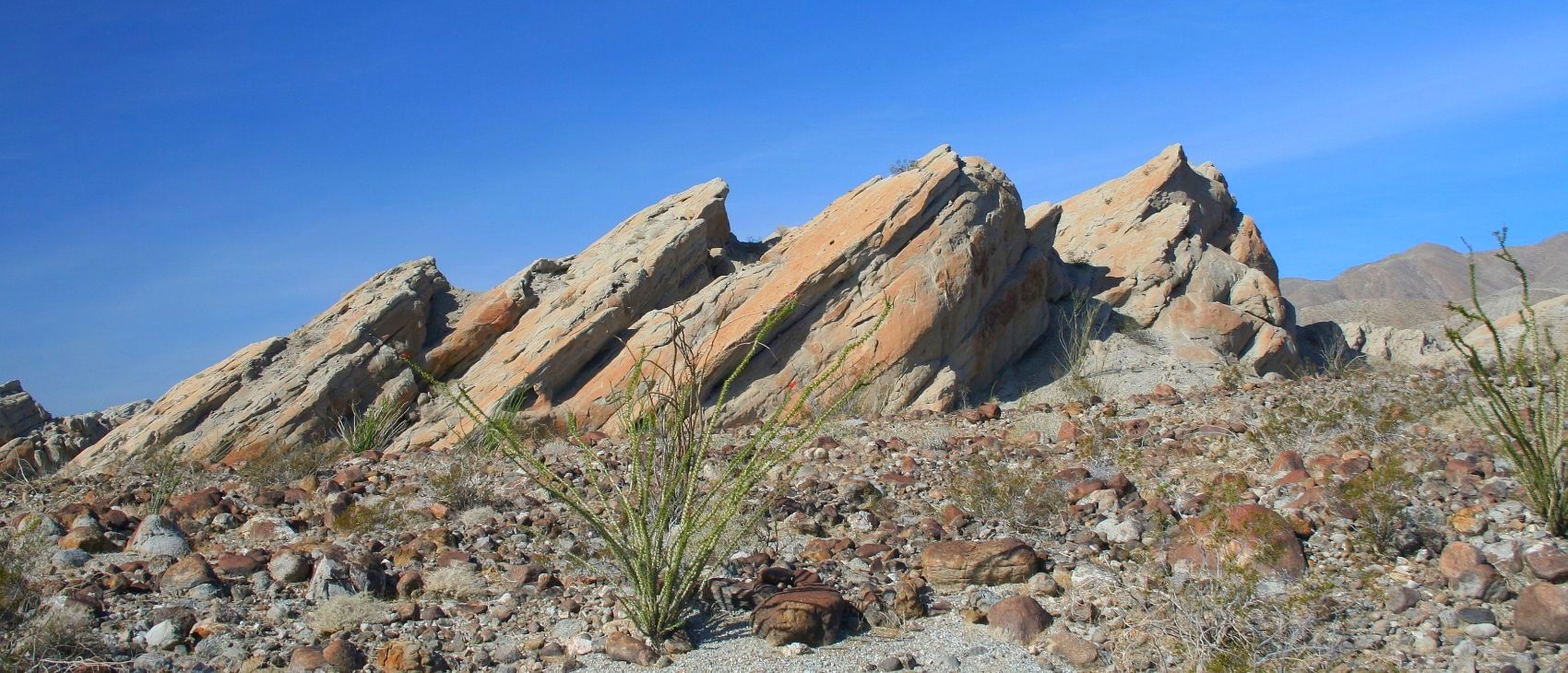 ROck formation in borrego springs